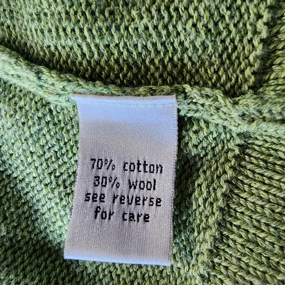 Tyler Boe Cotton Wool Blend Long Line Zipper Front Cardigan Sweater - Picture 3 of 16